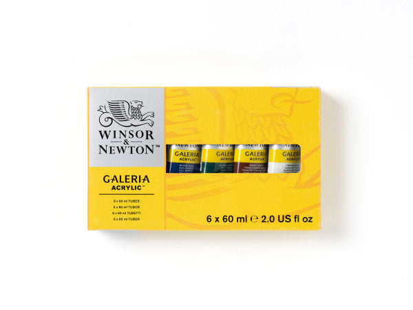 Winsor&Newton Galeria Acrylic 6-Color Set – Rileystreet Art Supply