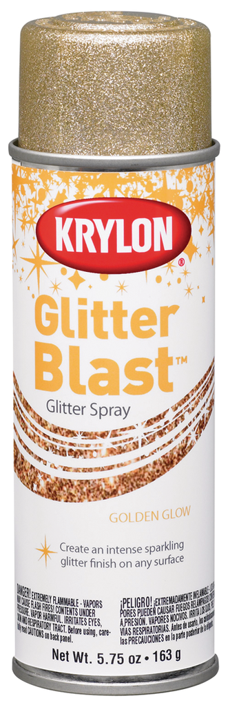 Krylon Glitter Spray 4oz Glistening Gold