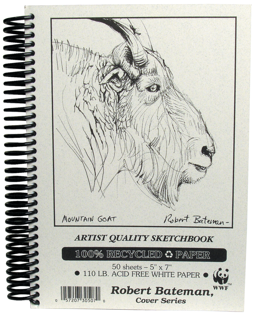 Robert Bateman Recycled Sketch Pad 8.5x11