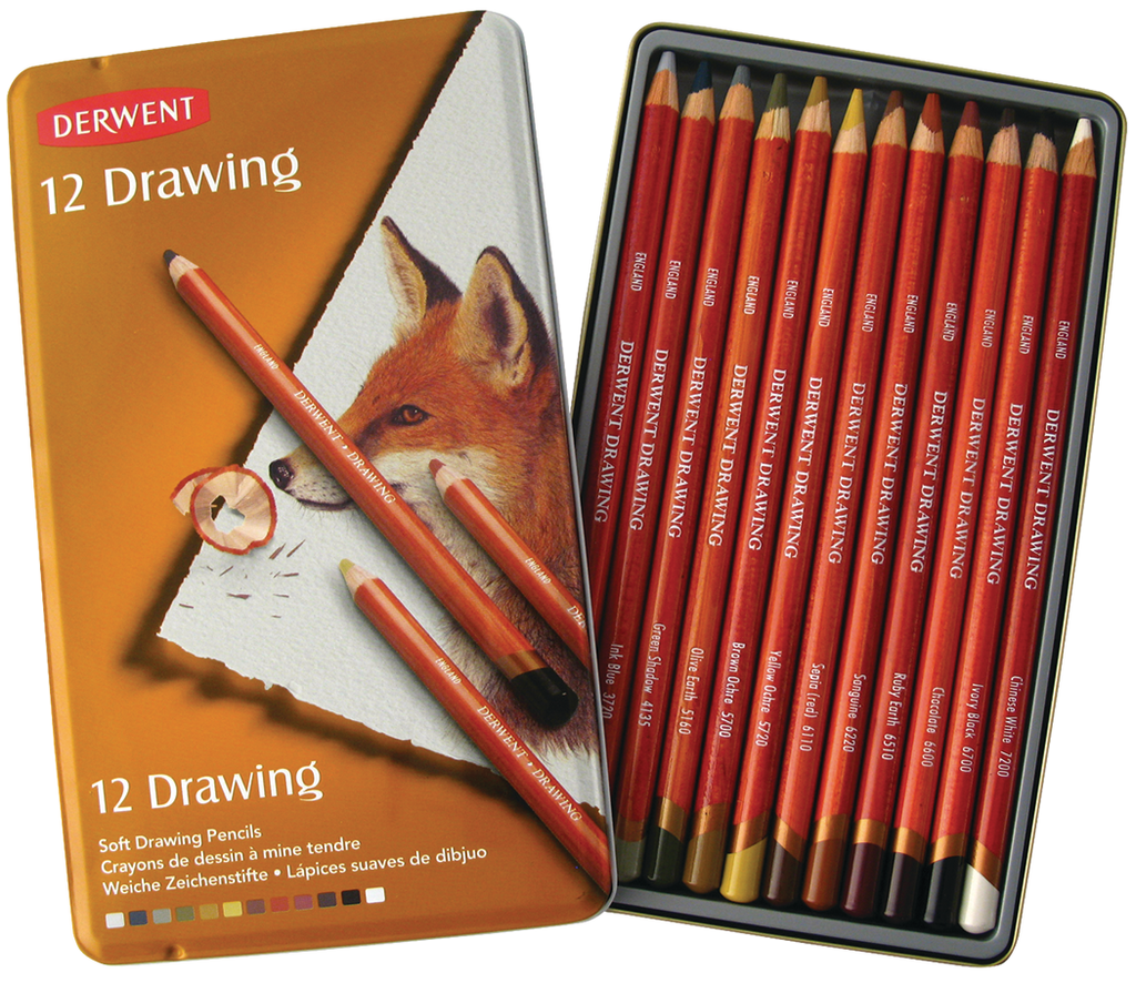 Derwent : Drawing Pencil : Set Of 6