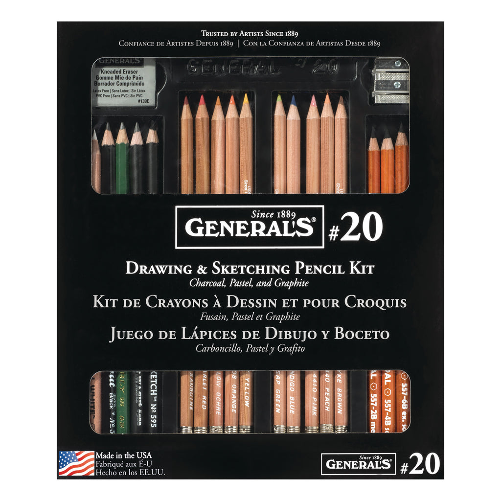 General's Charcoal Pencils and Sets