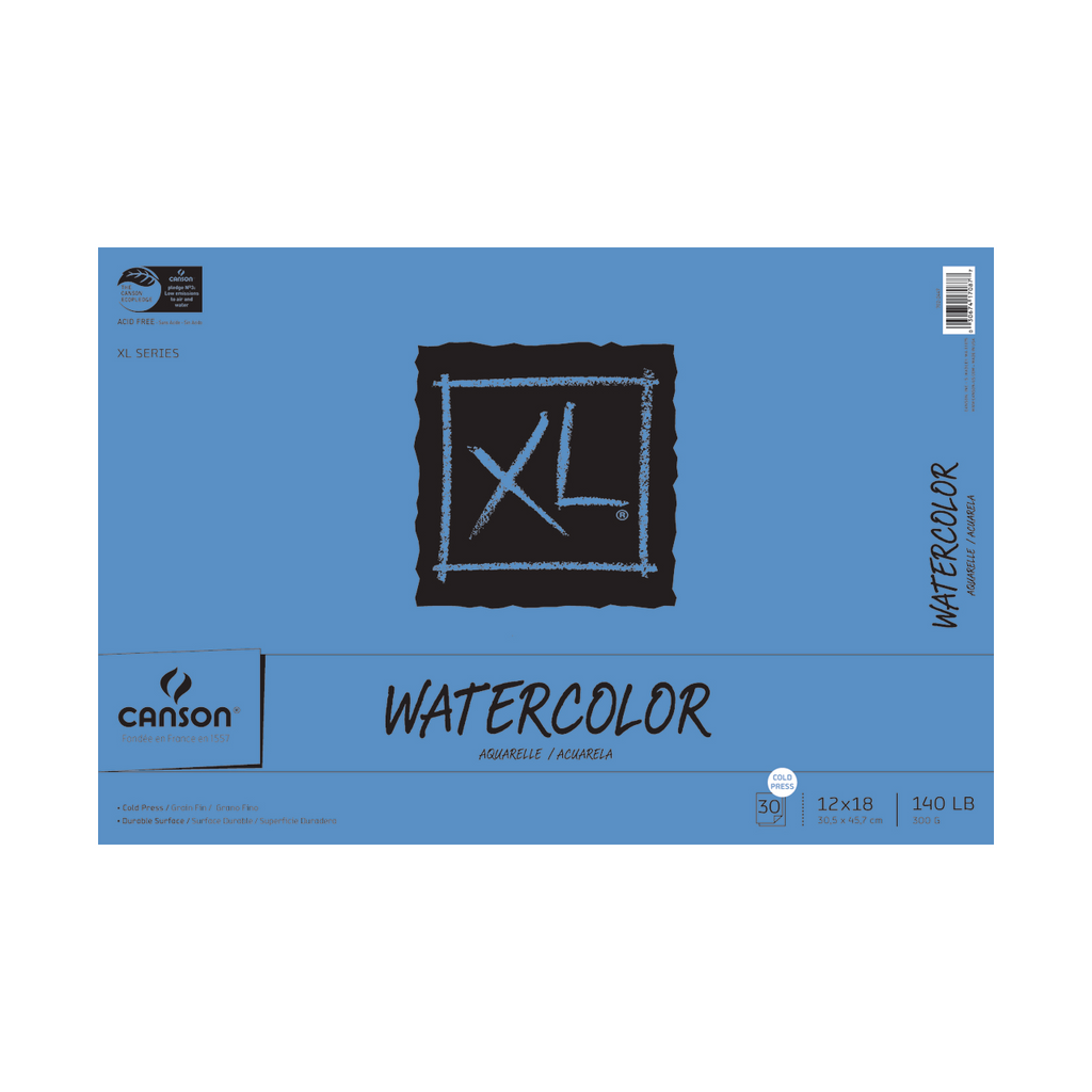 Canson XL Watercolor Pads, Various Sizes