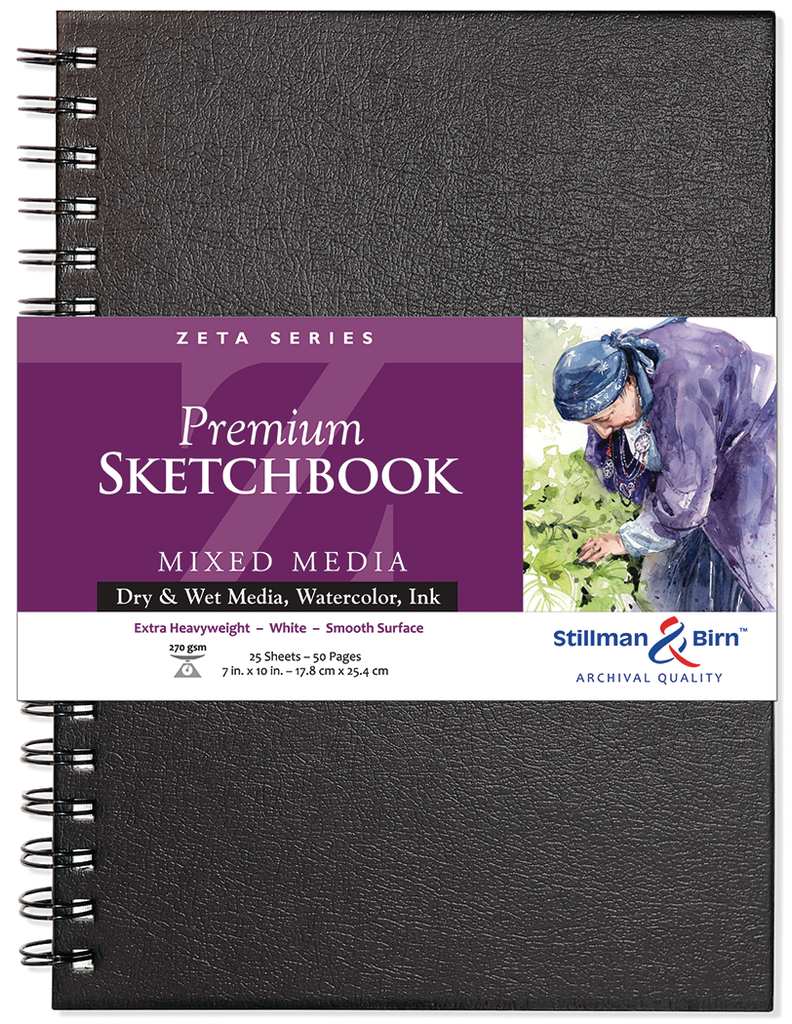 Stillman & Birn Zeta Series Sketchbook - Soft Cover - 8x10