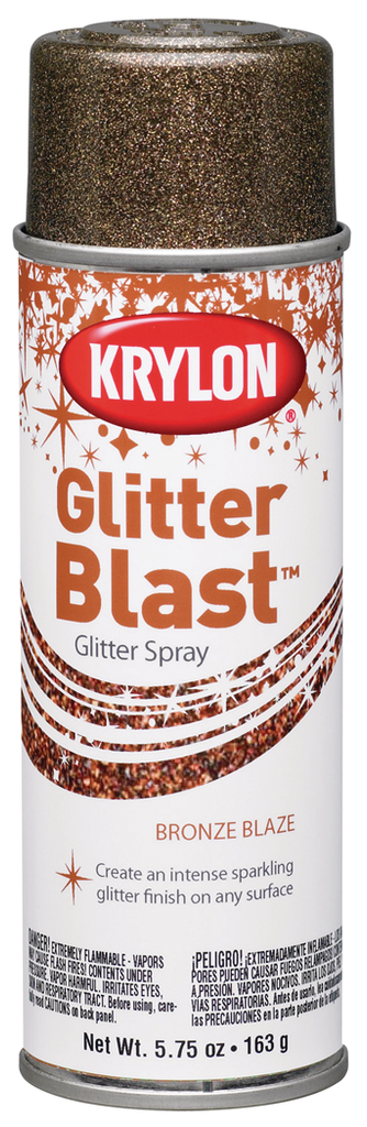Krylon Glitter Blast Glitter Spray Paint for Craft Projects, Orange Burst,  5.75 oz