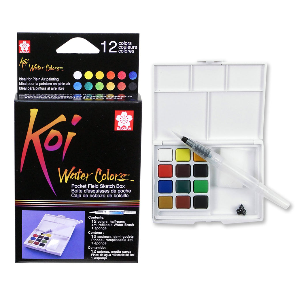 Koi Watercolor set of 24 - Creative Art Colors 