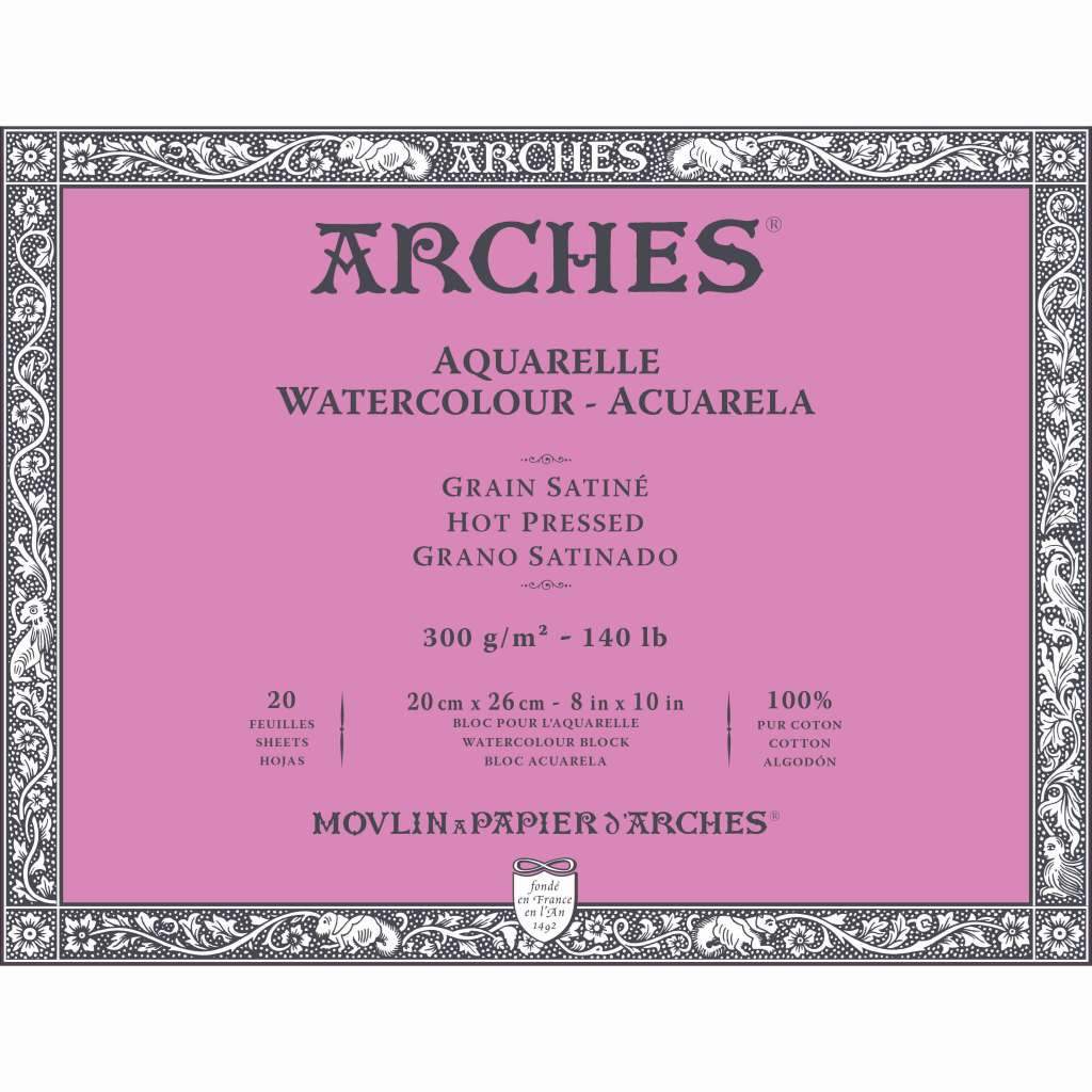 Arches Watercolour Block 140 lb. 7 x 10 Cold Press