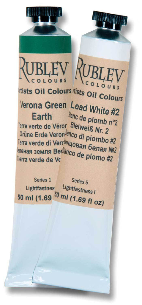 Natural Pigments Rublev Artist Oil 50ml Tube French Red Ocher - Wet Paint  Artists' Materials and Framing