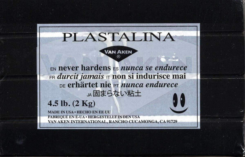 Van Aken Plastalina Non-Hardening Modeling Clay 4.5lb White