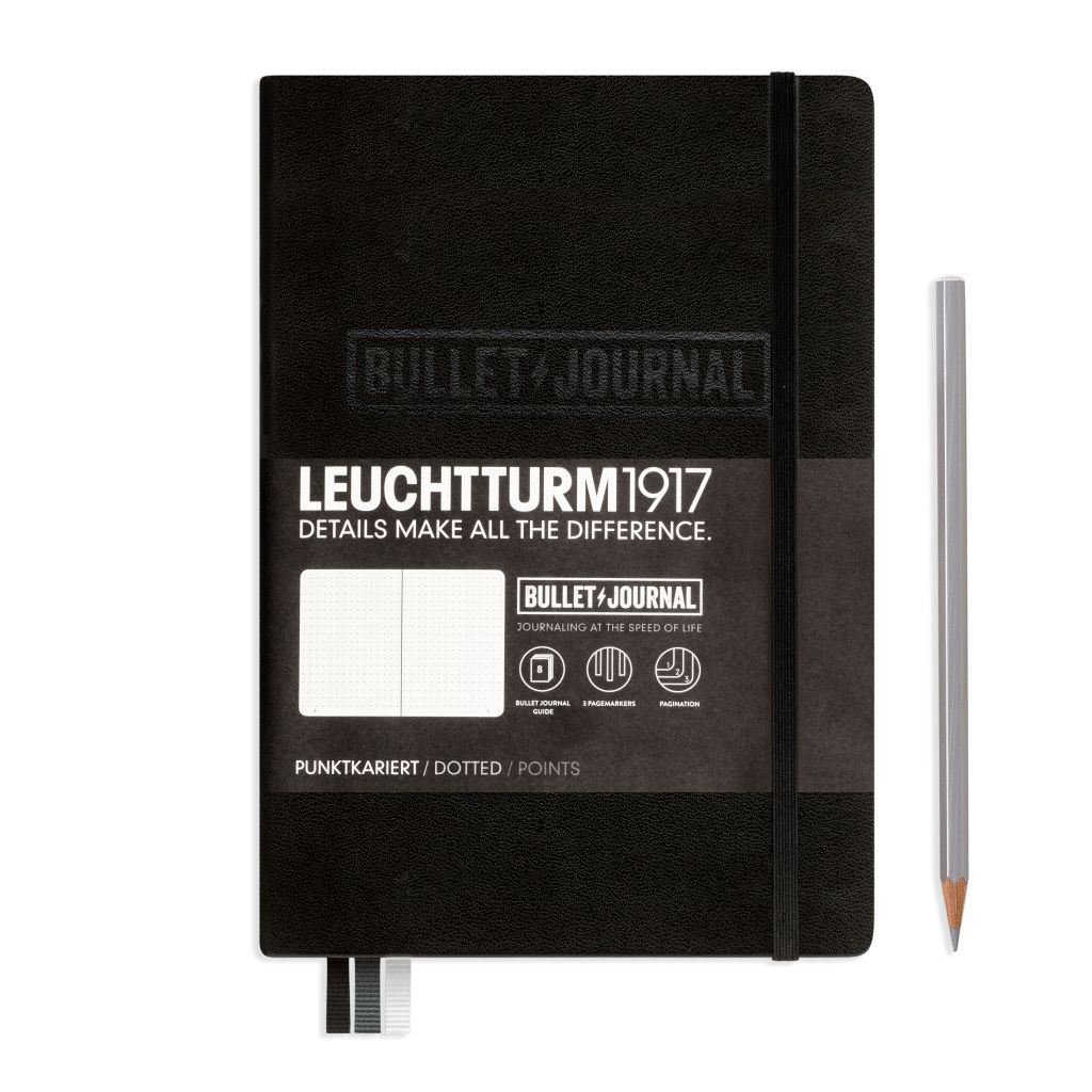 Leuchtturm1917 Bullet Journal Edition Notebook Nordic Blue A5, Dotted