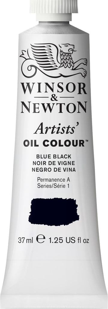 Winsor & Newton : Artists Oil Paint : 200ml : Ivory Black